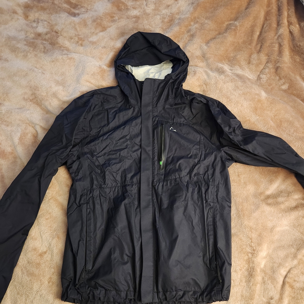 Paradox Men's Black Raincoat with Hood